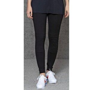 Ruti Hudson Moto Leggings in Charcoal